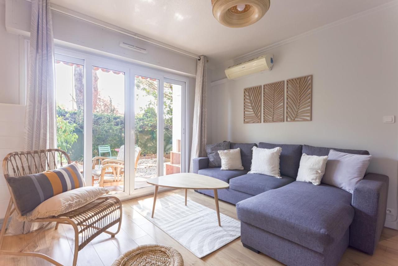 Beauvallon Plage - Magnifique T2 Avec Jardin, Proche Centre, Mer Antibes Esterno foto